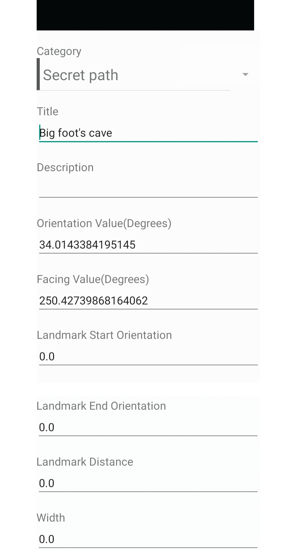 Screenshot showing log entry loaded within the log editor with the menu item save highlighted.